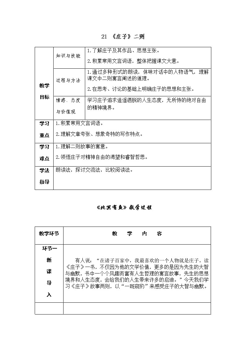 21 《庄子》二则第1页
