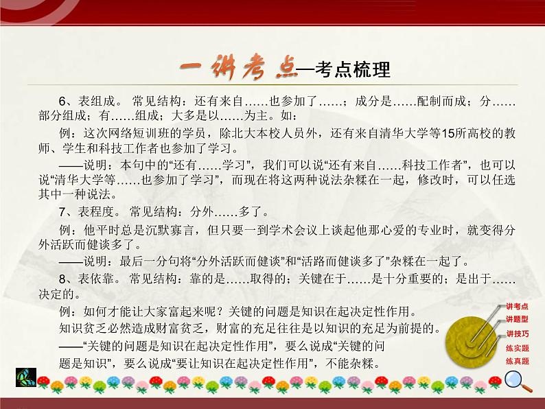 初中语文中考复习 2020中考语文复习“三讲二练”20专题04:辨析修改病句 课件第7页