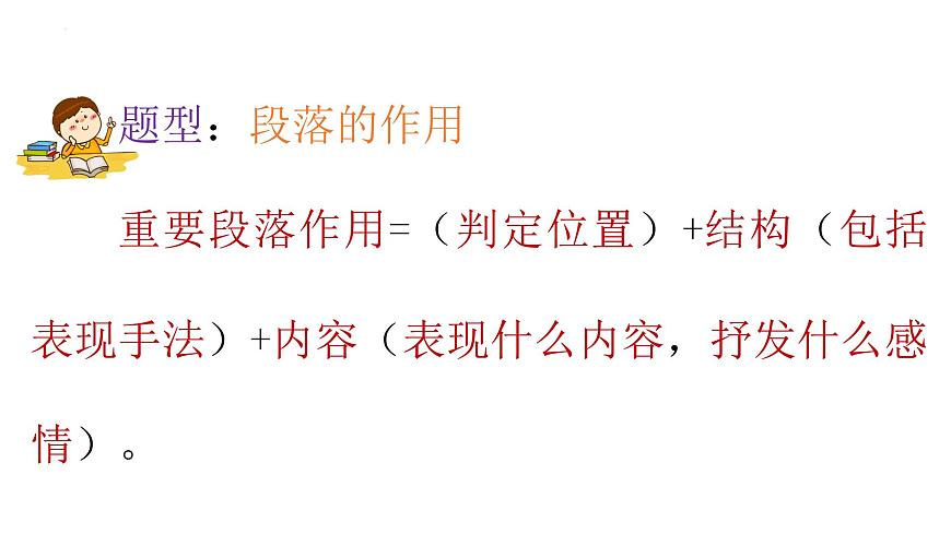 初中語文中考復習 專題08  段落的作用（PPT）-2023年中考語文閱讀理解之散文閱讀重點難點匯編第7頁