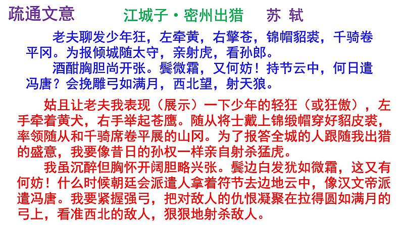 九下语文《江城子·密州出猎》PPT08
