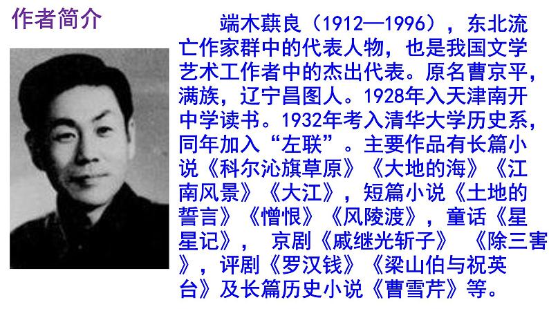 七下语文 8《土地的誓言》实用课件05