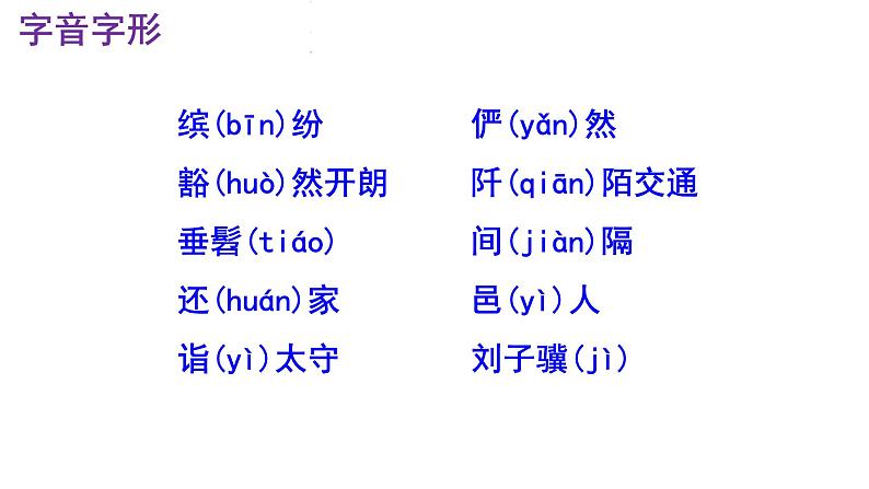 八下语文 9《桃花源记》实用课件07