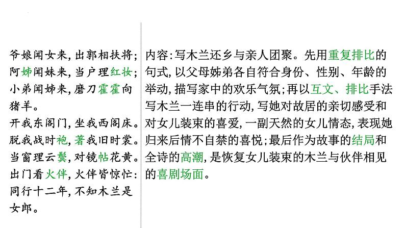 古诗词曲分册逐首梳理(七年级下册)课件 2023年中考语文一轮复习第8页