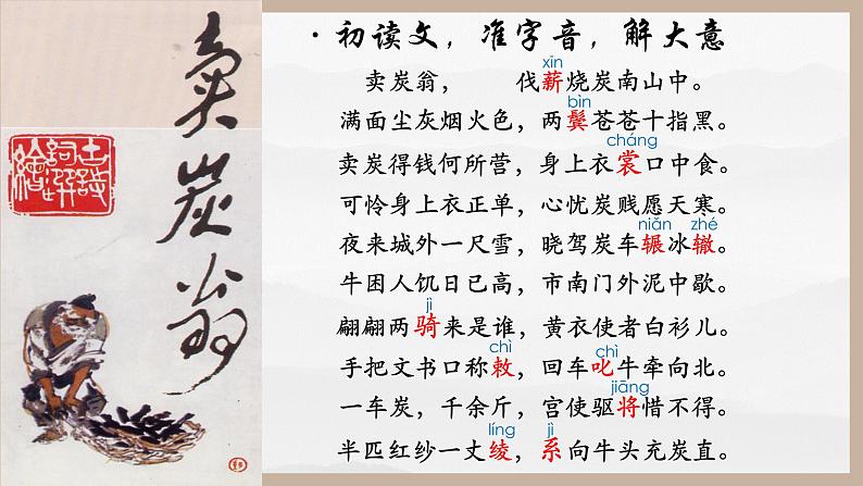 第24课《唐诗三首——卖炭翁》课件第4页