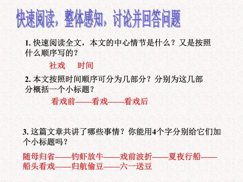 七年级下册语文  第四单元复习课 件  人教部编版课件PPT05