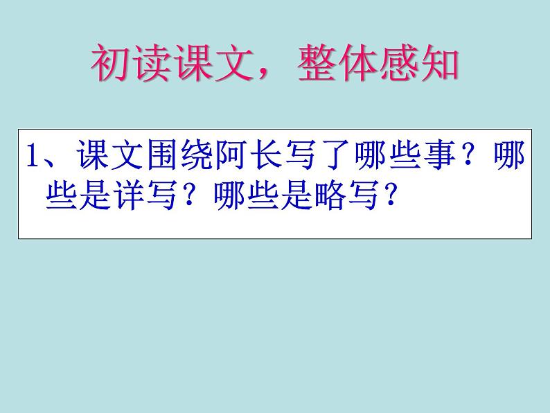 部编版七年级语文下册--10.阿长与山海经(课件)第5页