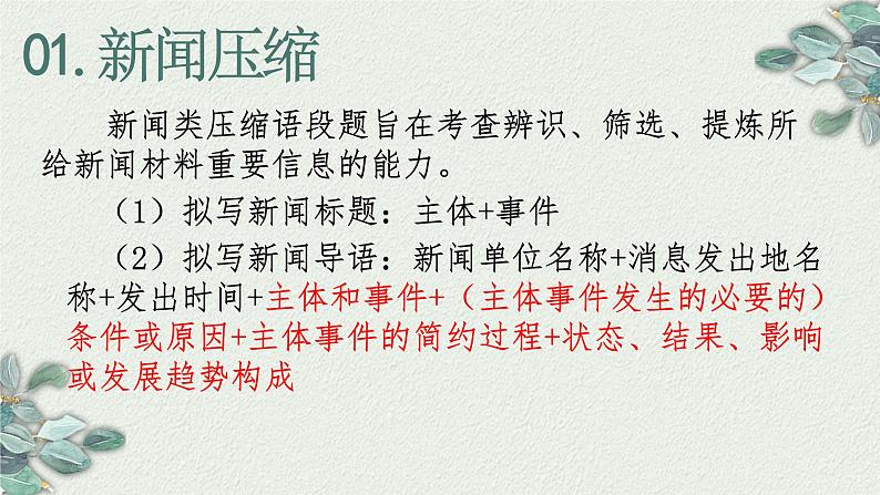 2023年中考语文二轮复习《压缩语段》课件第4页
