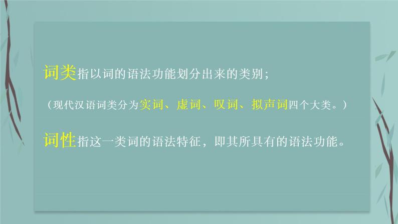 2023年中考语文专题复习-汉语词性、句法、病句课件02