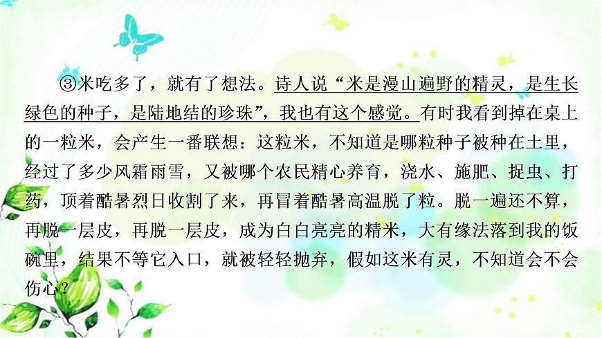 中考語文復(fù)習(xí)專題十二記敘文閱讀（一講——三講）作業(yè)課件第3頁