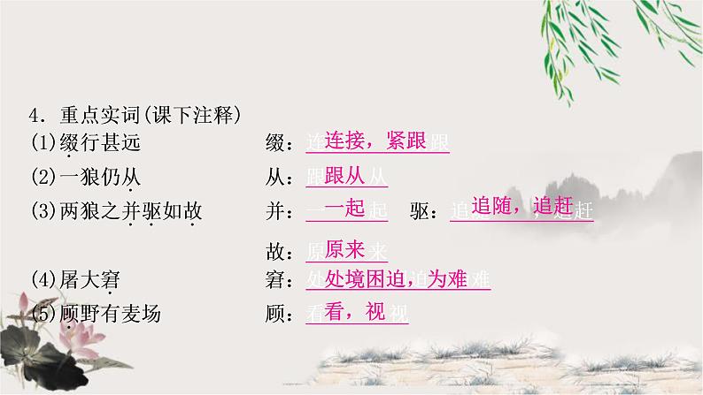 中考语文复习4狼教学课件05