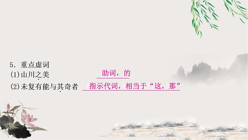 中考语文复习12答谢中书书教学课件第5页