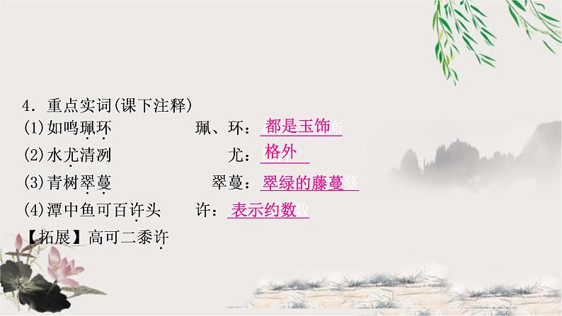 中考语文复习21小石谭记教学课件第7页