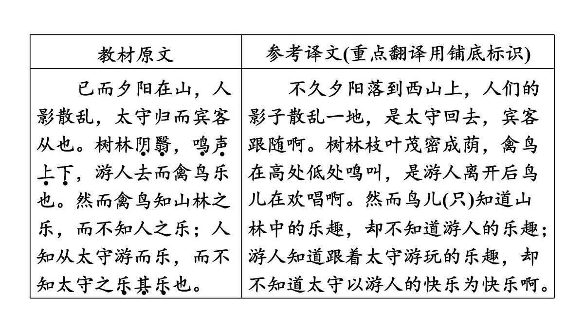 中考语文复习--九年级语文上册文言文-- 醉翁亭记+湖心亭看雪(课件)第8页