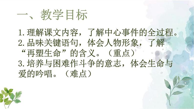 第10课《再塑生命的人》课件2022-2023学年部编版语文七年级上册第3页
