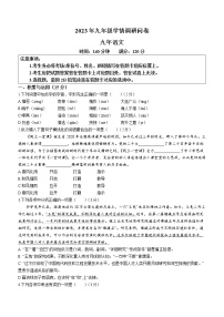 2023年遼寧省沈陽(yáng)市和平區(qū)中考零模語(yǔ)文試題（含答案）