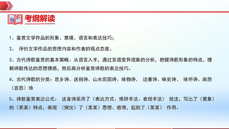 2023年中考语文一轮复习通关课件专题22:八年级上册诗歌整理 (含答案)第4页