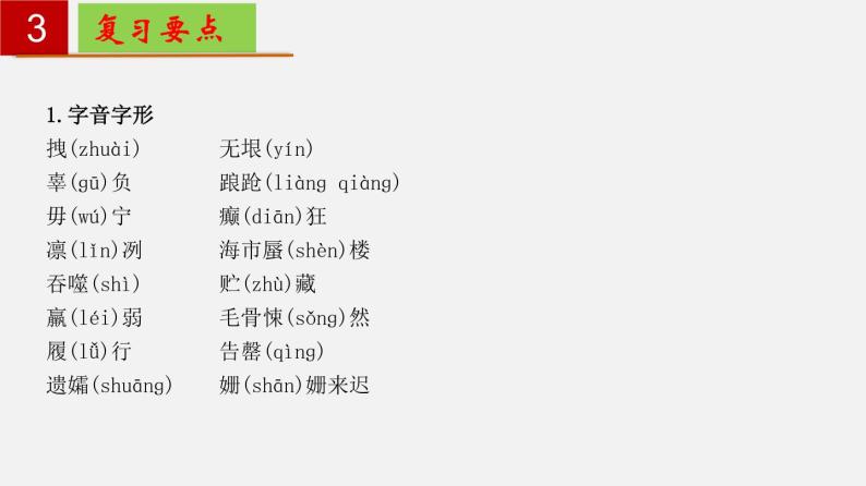 第六单元 【知识梳理】——2022-2023学年部编版语文七年级下册单元综合复习课件PPT05