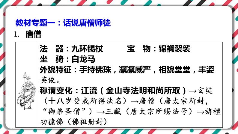 2023年中考语文一轮专题复习:名著导读《西游记》知识梳理课件04