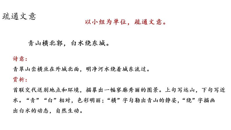 人教统编版语文八下 第六单元 课外古诗词诵读 送友人 课件07