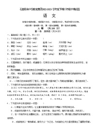 四川省成都市石室中学教育集团2022-2023学年八年级下学期期中语文试题（含答案）