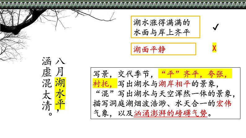 望洞庭湖赠张丞相课件PPT第8页