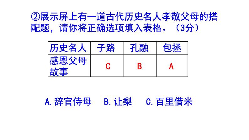 七下语文综合性学习《孝亲敬老,从我做起》精选题(含答案)课件PPT第5页