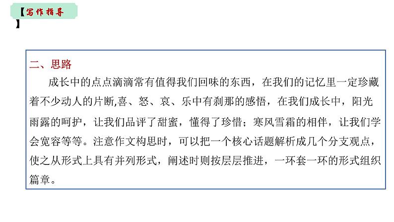 中考语文三轮冲刺--作文热点押题 课件08