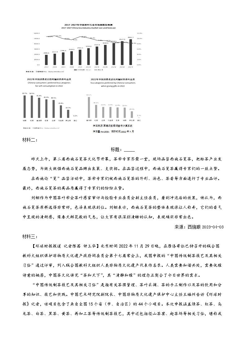 2023年5月浙江省紹興市城關(guān)“六校聯(lián)考”中考三模語(yǔ)文試題（解析版）第2頁(yè)