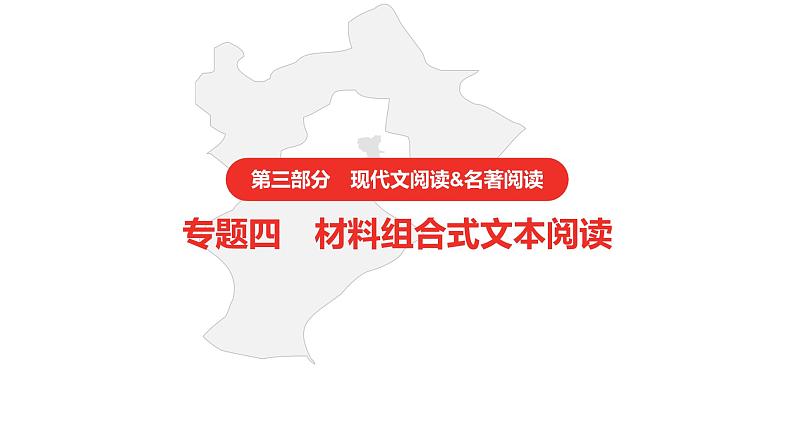 中考语文复习-- 专题四 材料组合式文本阅读课件PPT第1页