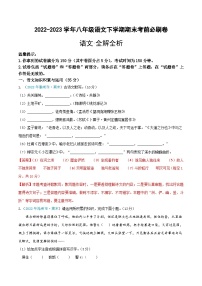 语文01卷（安徽专用）——2022-2023学年八年级下学期期末模拟卷