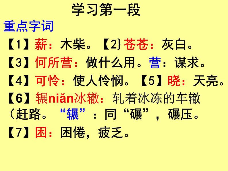 八下卖炭翁同步课件08