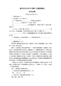 2023年江苏省徐州市中考三模语文试题