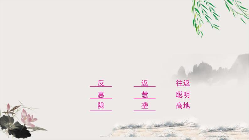 中考语文复习文言文基础储备练愚公移山课件第1页