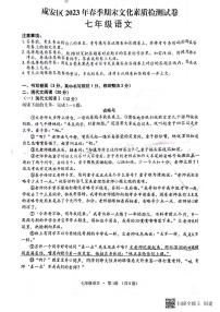 湖北省咸宁市咸安区2022-2023学年七年级下学期期末考试语文试题