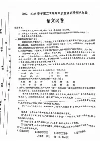 河南省洛阳市伊川县2022-2023学年八年级下学期7月期末语文试题