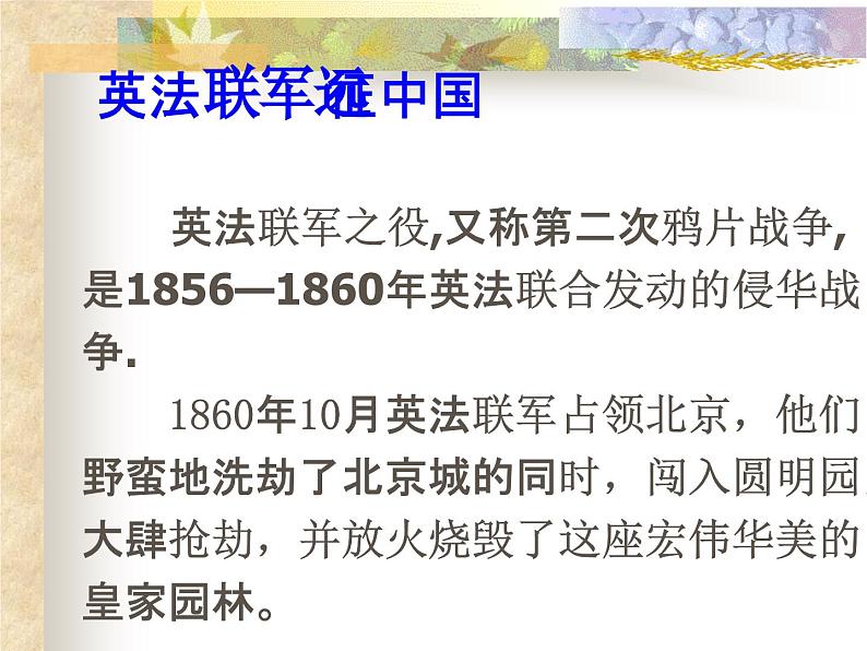 第7课《就英法联军远征中国致巴特勒上尉的信》PPT课件5-九年级语文上册统编版第6页