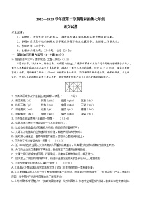 黑龙江省大庆市杜尔伯特蒙古族自治县2022-2023学年七年级下学期期末语文试题（含答案）