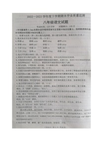 遼寧省丹東市寬甸縣2022-2023學年八年級下學期期末考試語文試題