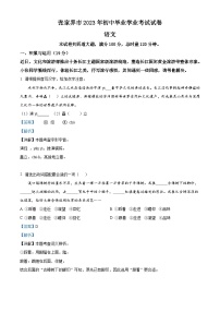 2023年湖南省张家界市中考语文真题（含解析）