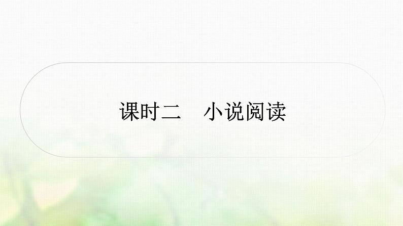 中考语文复习现代文阅读2专题十三课时二小说阅读教学课件01
