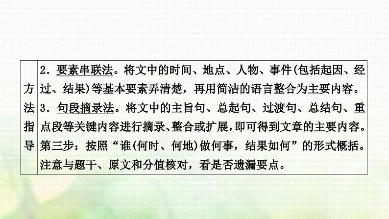 中考语文复习现代文阅读2专题十三课时二小说阅读教学课件06