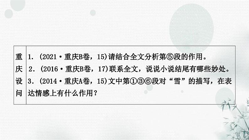 中考语文复习现代文阅读第2课时理清思路,分析文章结构教学课件04