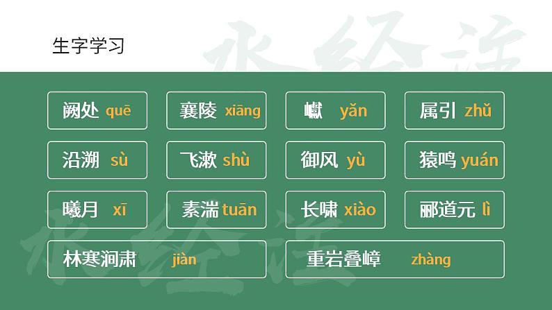 人教部编版语文八年级上册 10 三峡 课件06