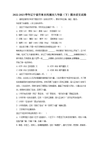 2022-2023學年遼寧省丹東市鳳城市八年級（下）期末語文試卷