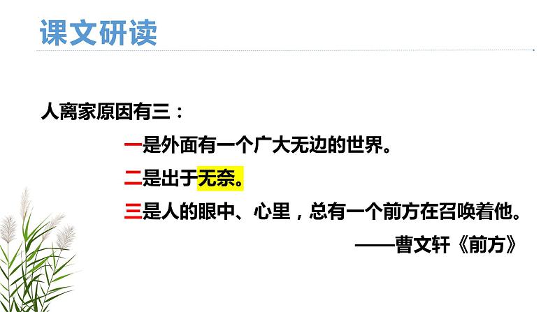 第17课《孤独之旅》课件2022—2023学年统编版语文九年级上册第3页
