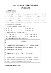 河南省洛阳市洛龙区2022-2023学年九年级上学期期中语文试题