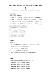 河北省衡水市景县2022-2023学年七年级下学期期末语文试题（含答案）