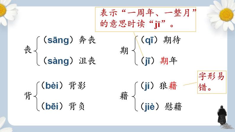 【核心素养目标】人教部编版初中语文八年级上册 《背影》第一课时课件+教案+同步分层练习（含答案）07