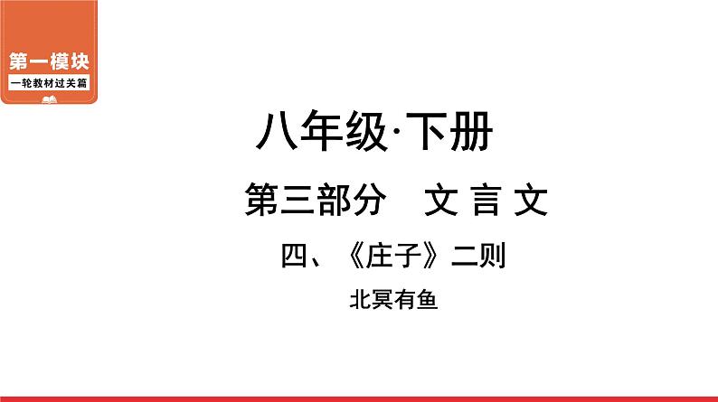 北冥有鱼-中考语文复习课件PPT第1页