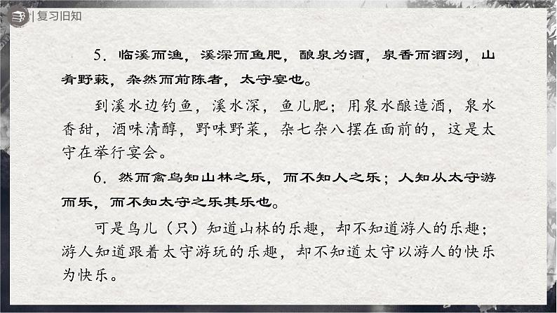 【部编版】九上语文 12《醉翁亭记》(第2课时)(课件+教案+学案)04